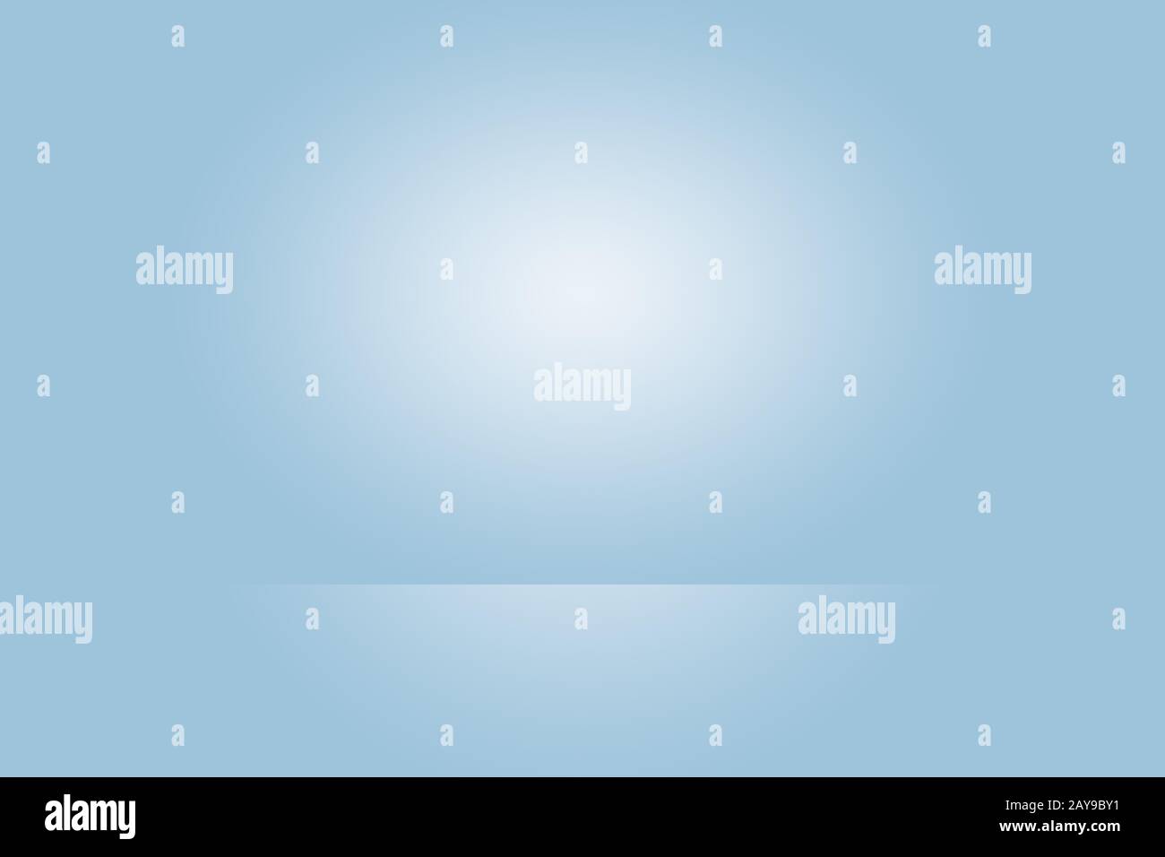 Abstract studio background texture of light blue and gray gradient wall,  flat floor. for product Stock Photo - Alamy