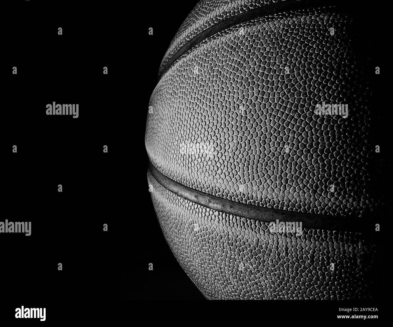 black and white basketball