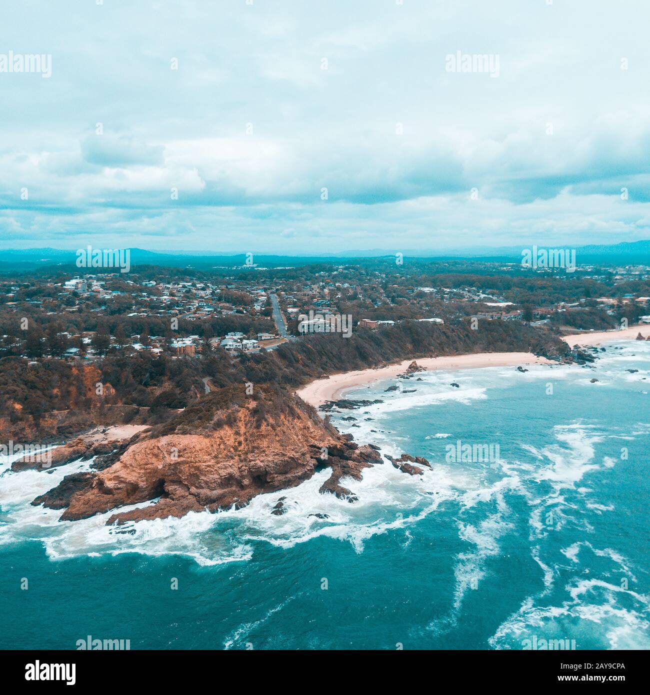 Port Macquarie Beach Views, A Holiday Destination Stock Photo Alamy