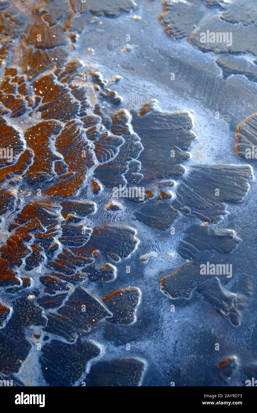 Ice structures, ice surface Stock Photo Alamy