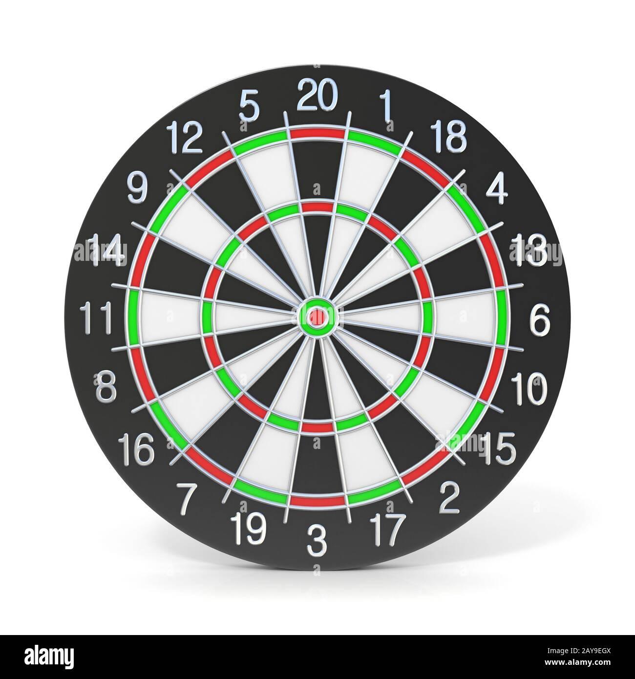 Dartboard. Front view. 3D Stock Photo Alamy