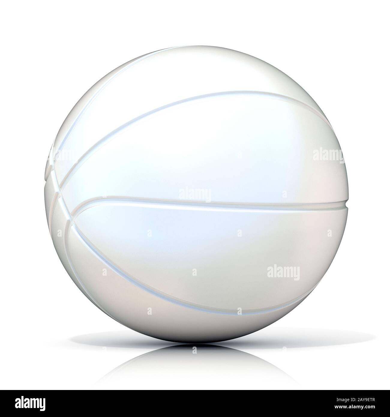 White basketball ball Stock Photo - Alamy