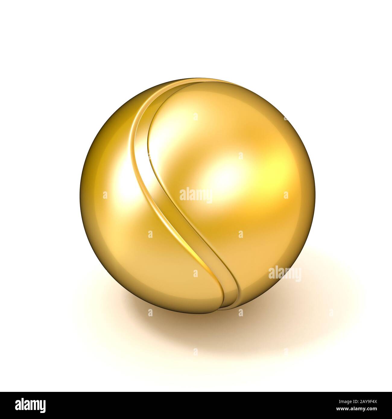 Golden tennis store ball