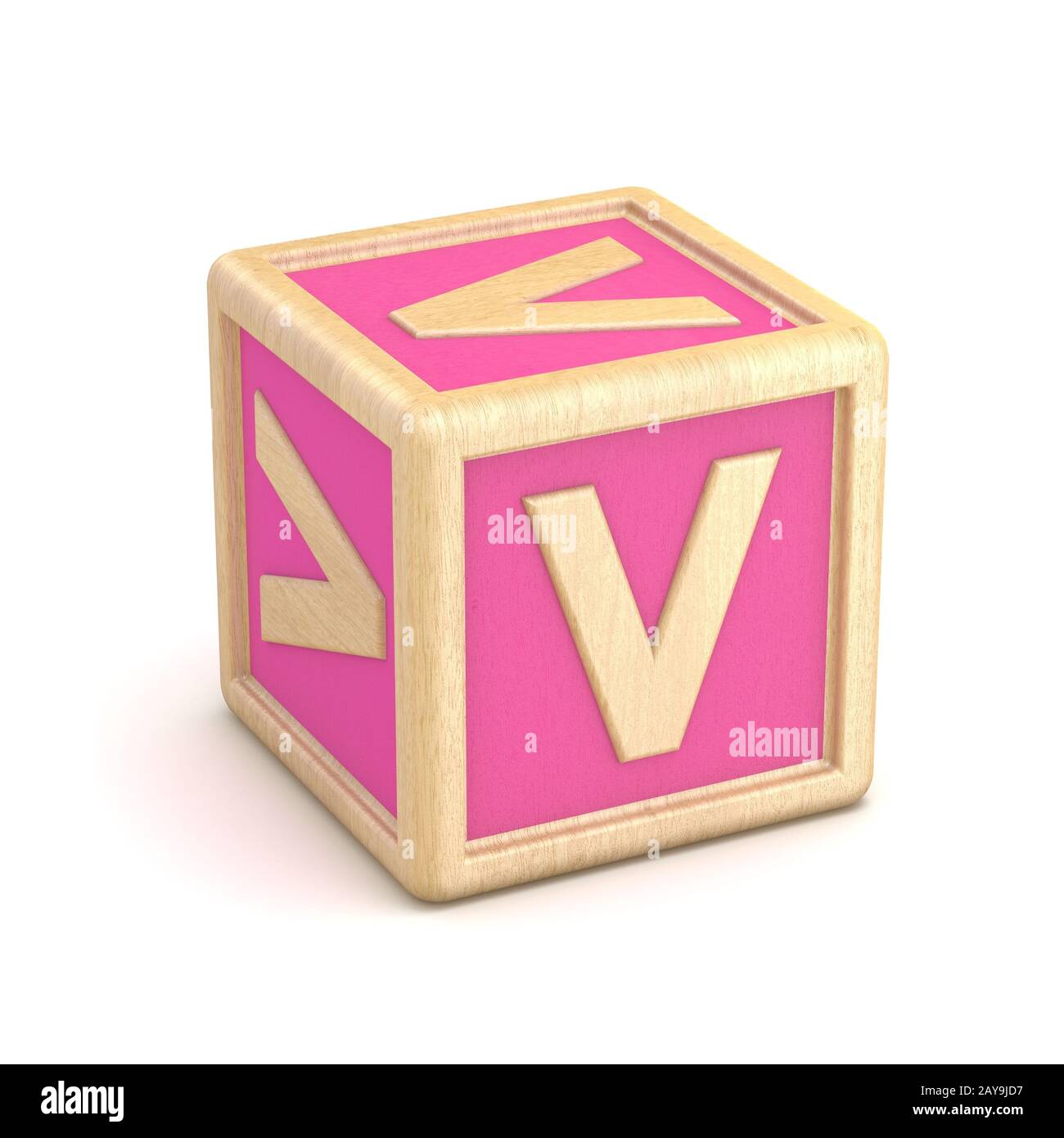 pink alphabet blocks