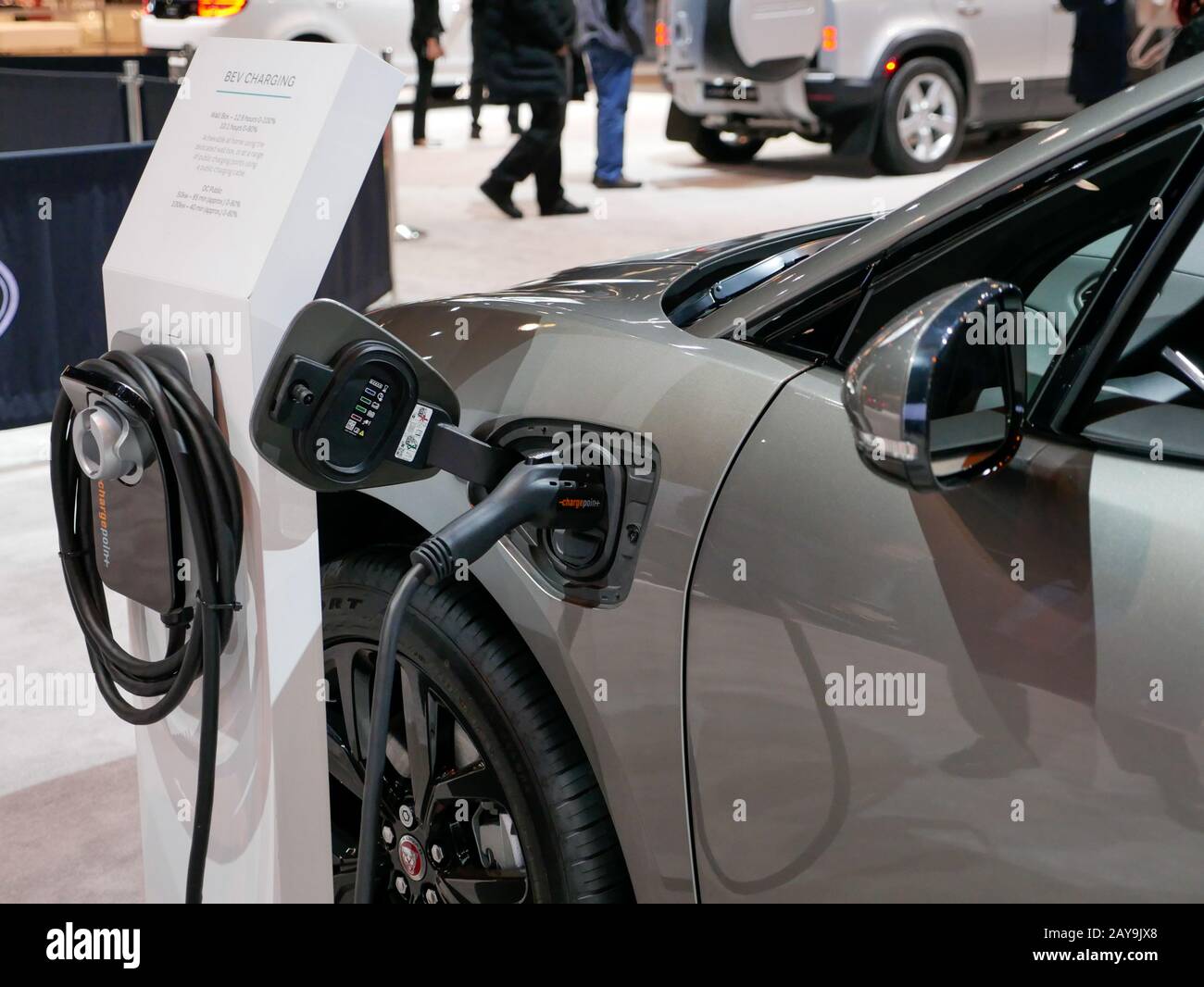 Jaguar i pace charging hires stock photography and images Alamy