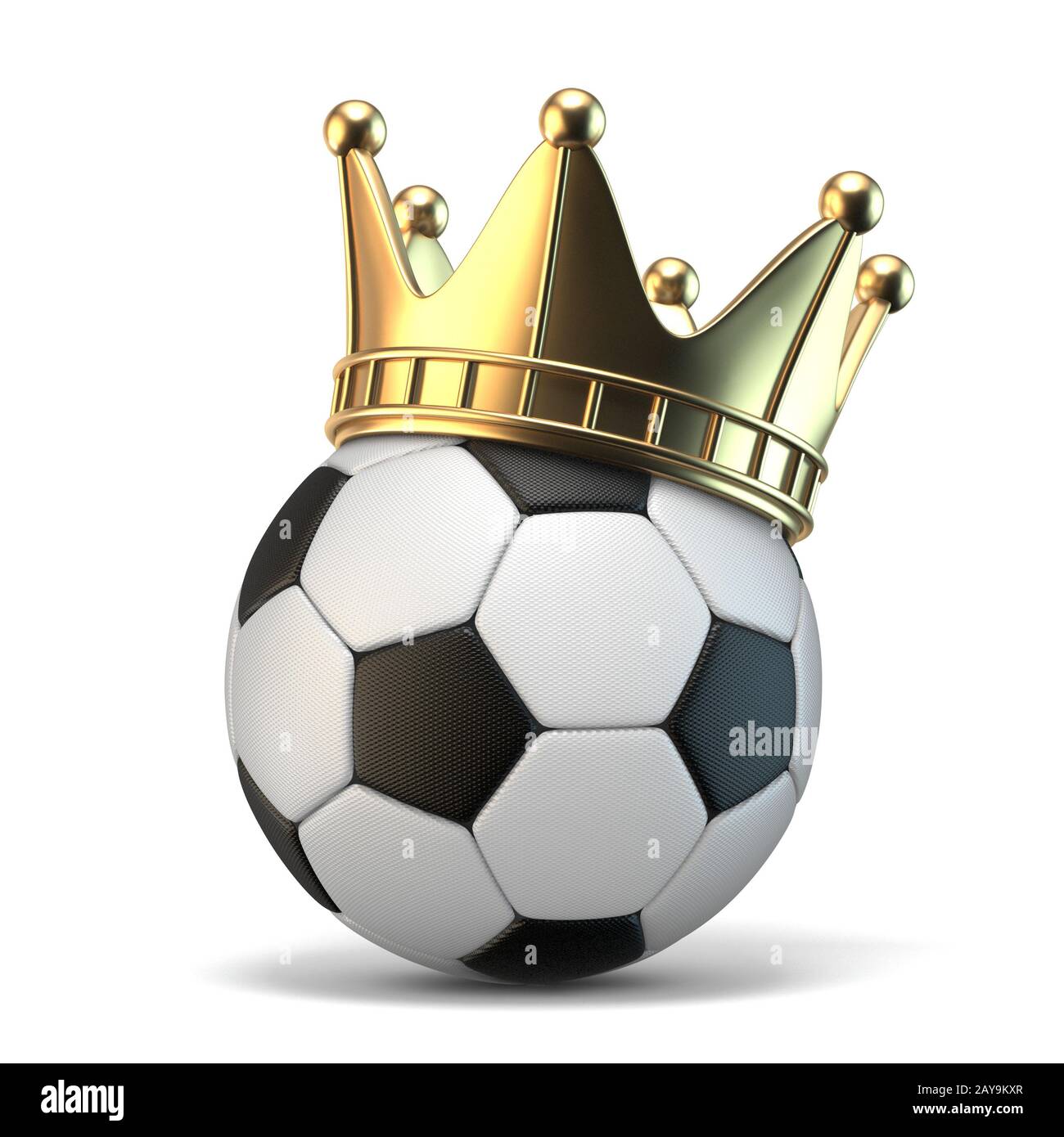 Football crown king football icon hires stock photography and images