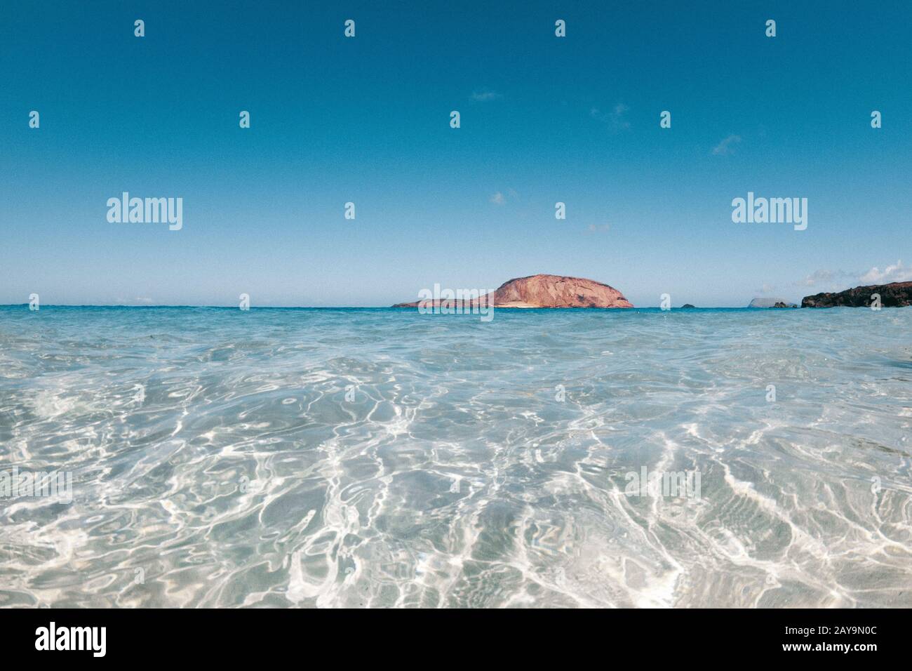 Beach day in the Canary Islands Stock Photo