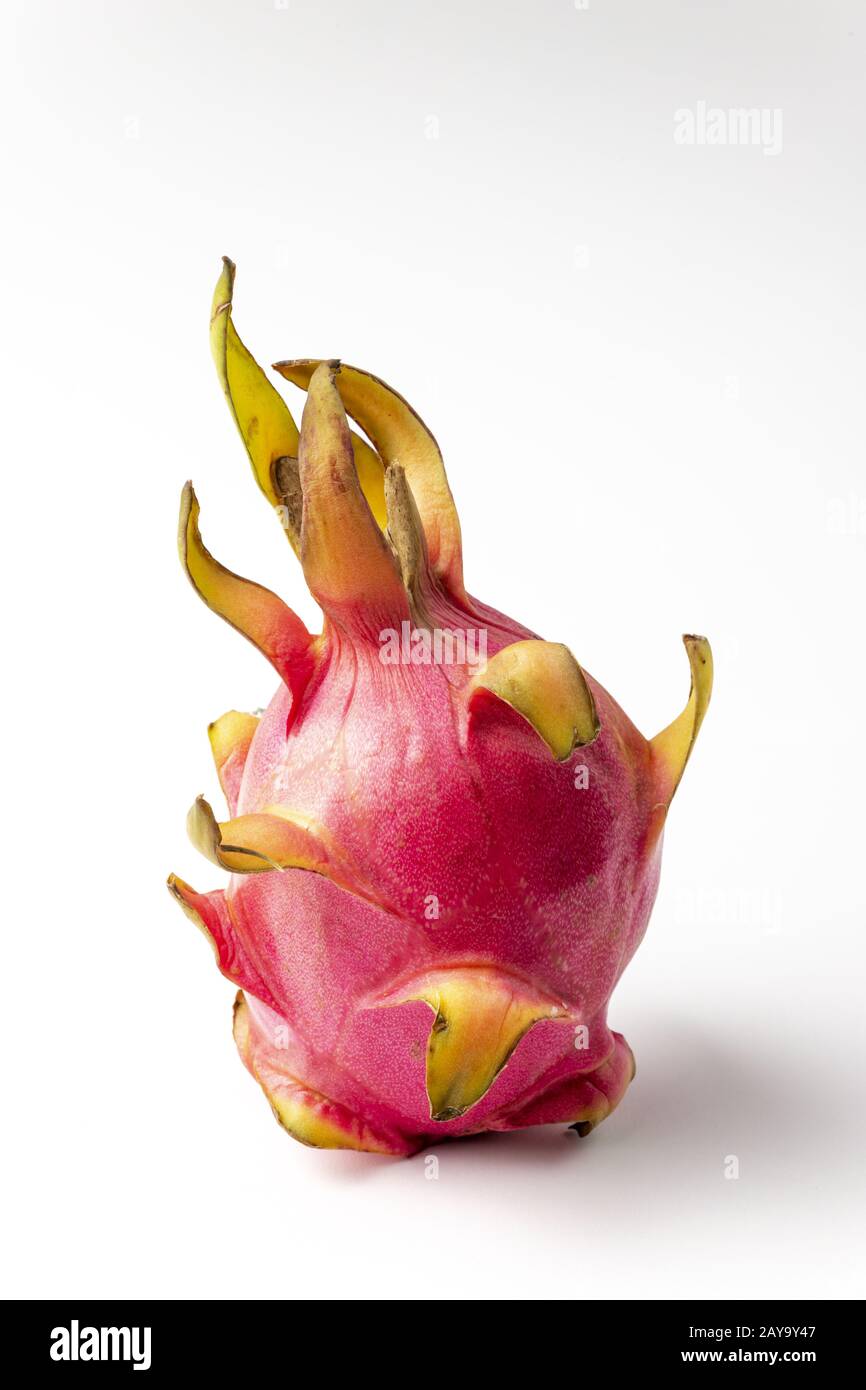 Dragon fruit on white background Stock Photo