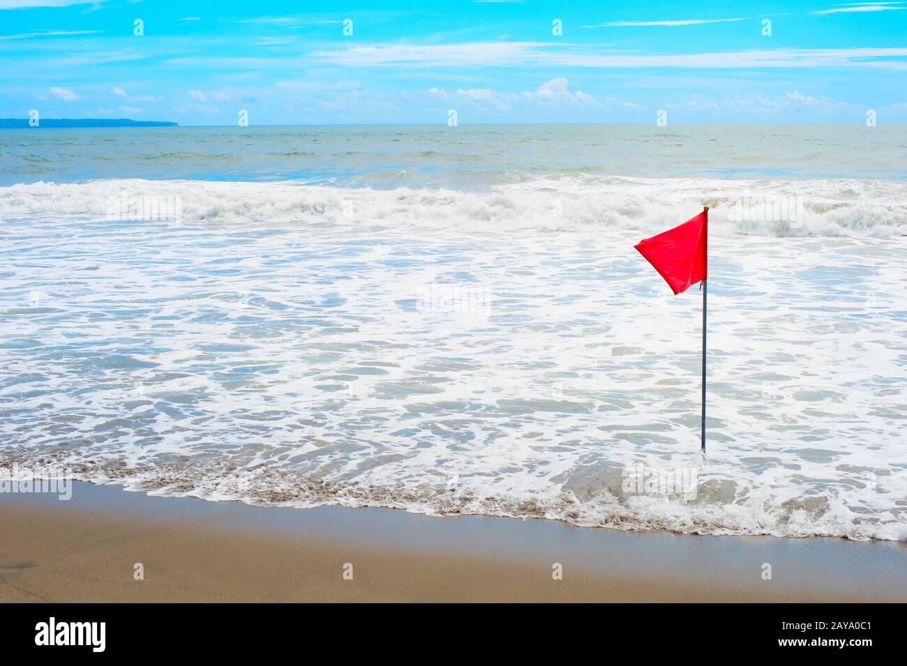 Hurricane warning flags hi-res stock photography and images - Alamy