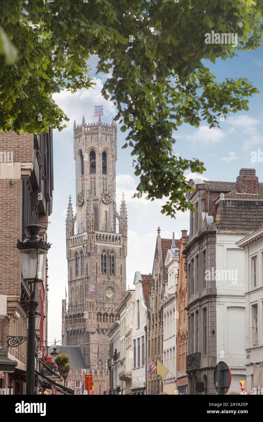 Old market belfry castle hi-res stock photography and images - Alamy