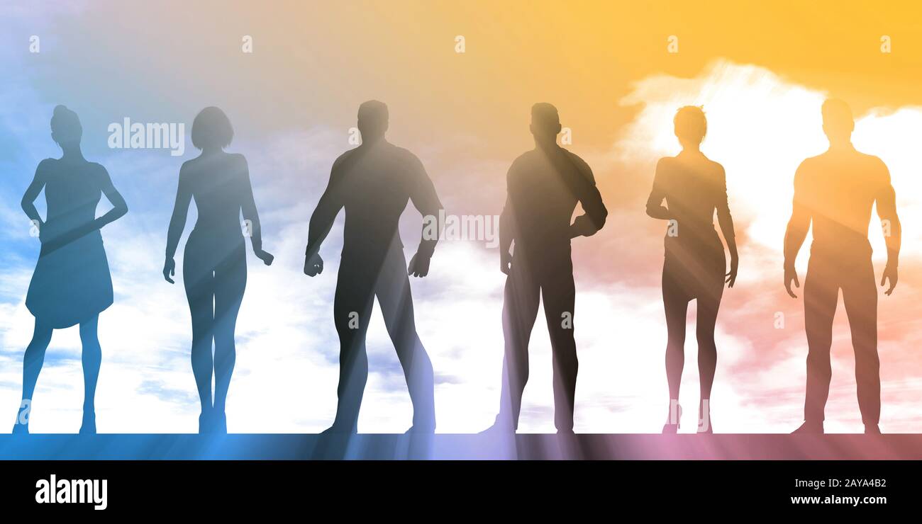 Group of Business People Standing Stock Photo - Alamy