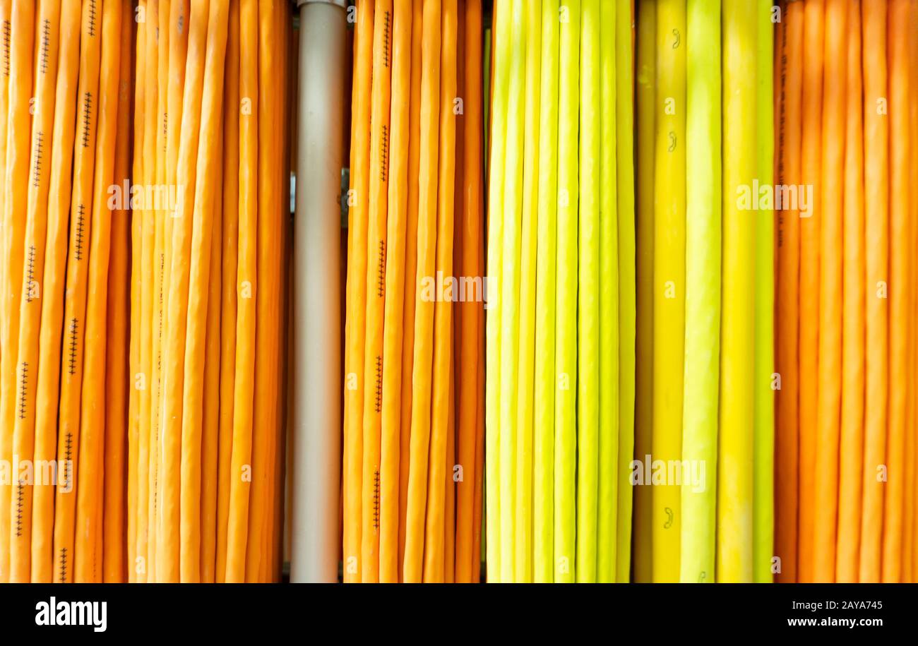 Network Switch And Network Cable In A Data Center Stock Photo Alamy