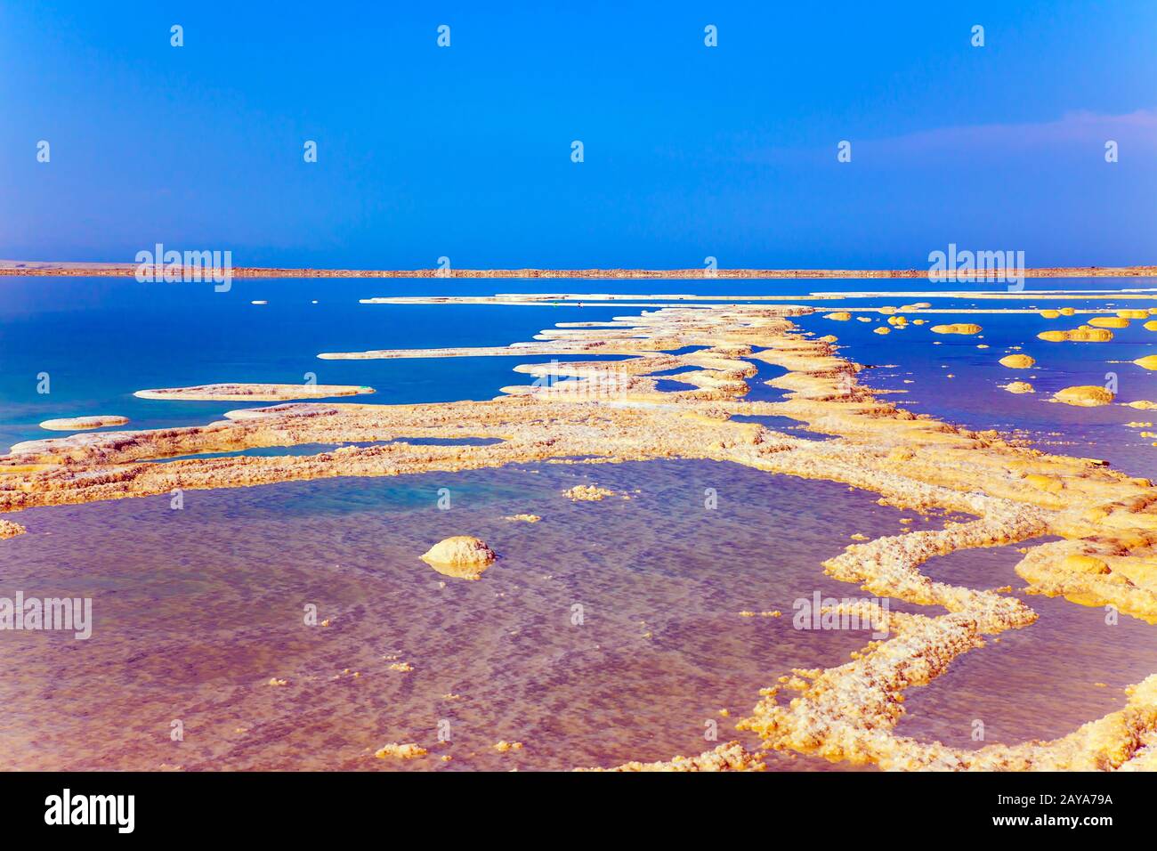 Therapeutic Dead Sea, Israel Stock Photo