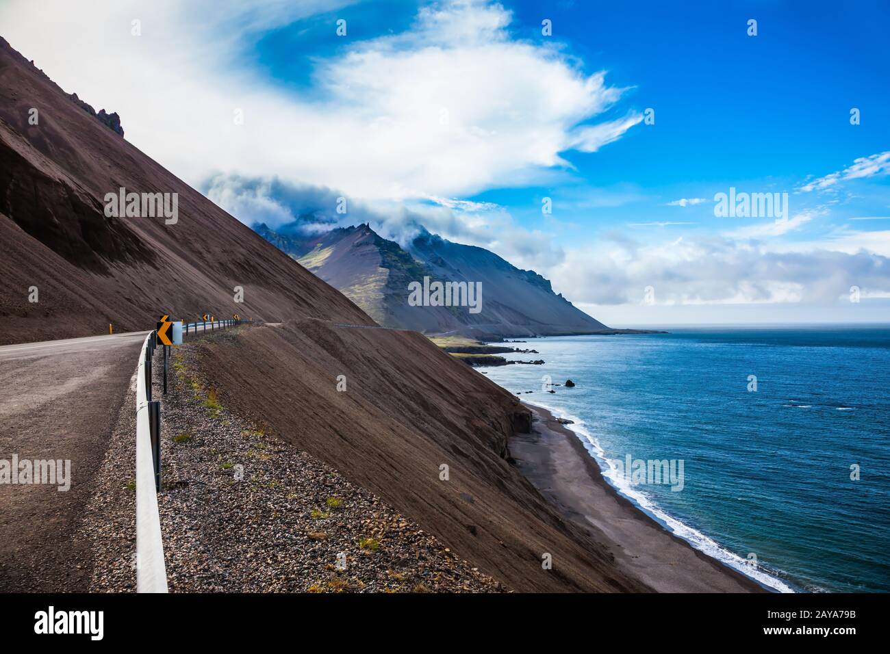 The tour in the Nordic countries Stock Photo