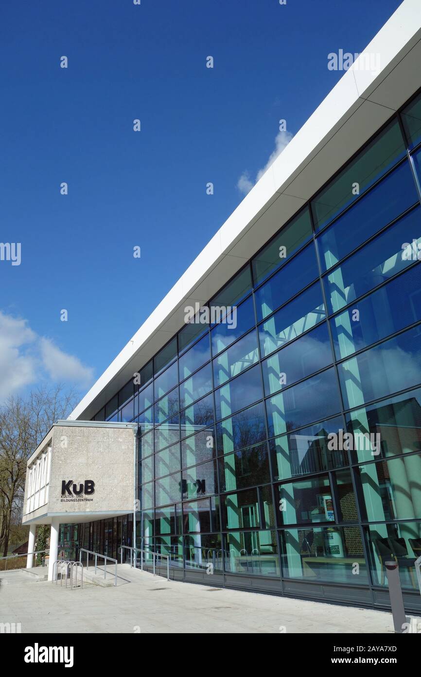 Culture and educational center in Bad Oldesloe Stock Photo