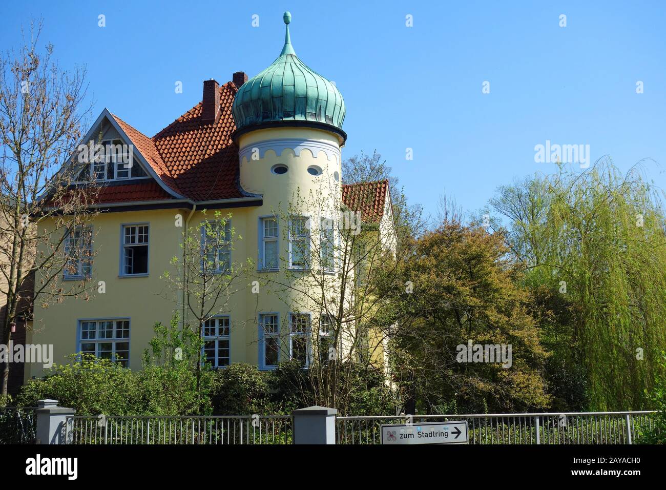 luxury house in vechta, germany Stock Photo