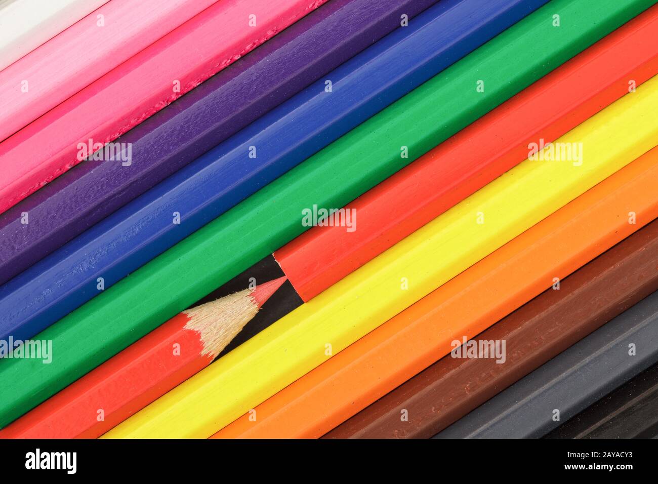 Colorful pencils. Education,creativity and art concept Stock Photo - Alamy
