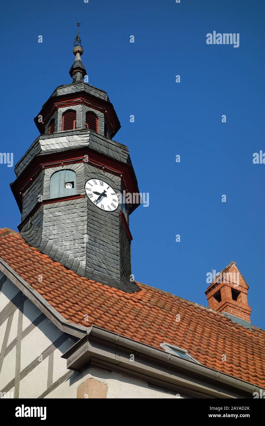 historic old city in schlitz, germany Stock Photo Alamy