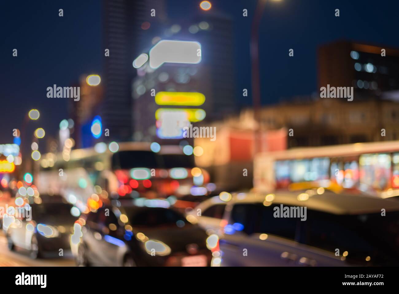 abstract background with traffic light Stock Photo