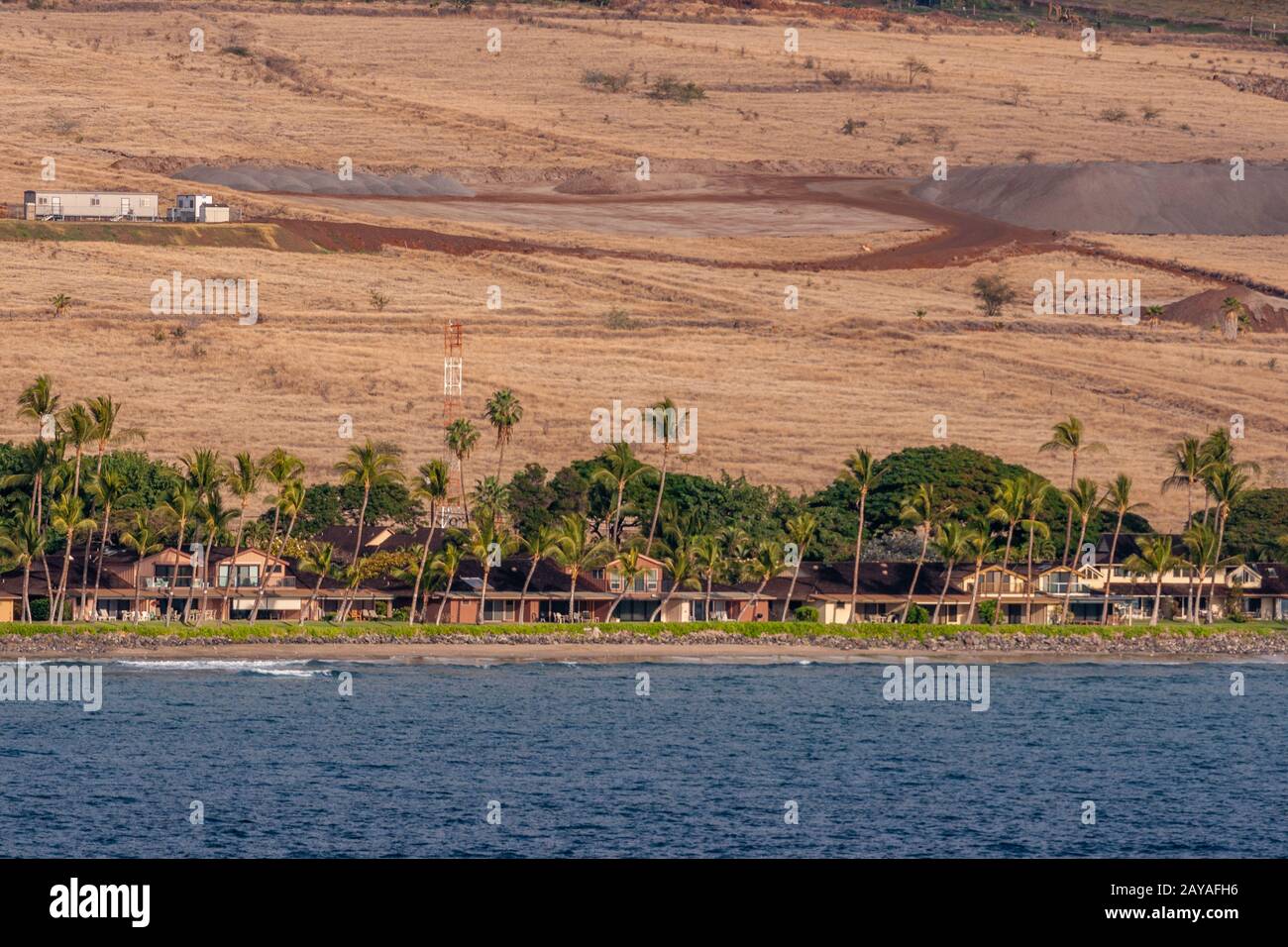 Lahaina, Maui, Hawaii, USA. January 12 2012 Residential housing set