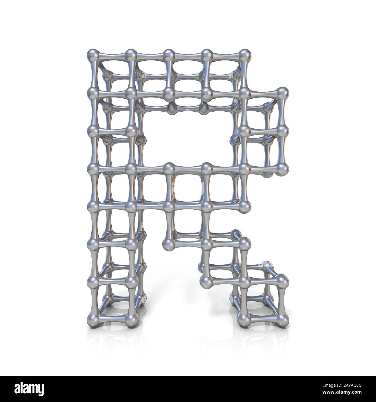 Lattice structure of steel Cut Out Stock Images & Pictures - Alamy