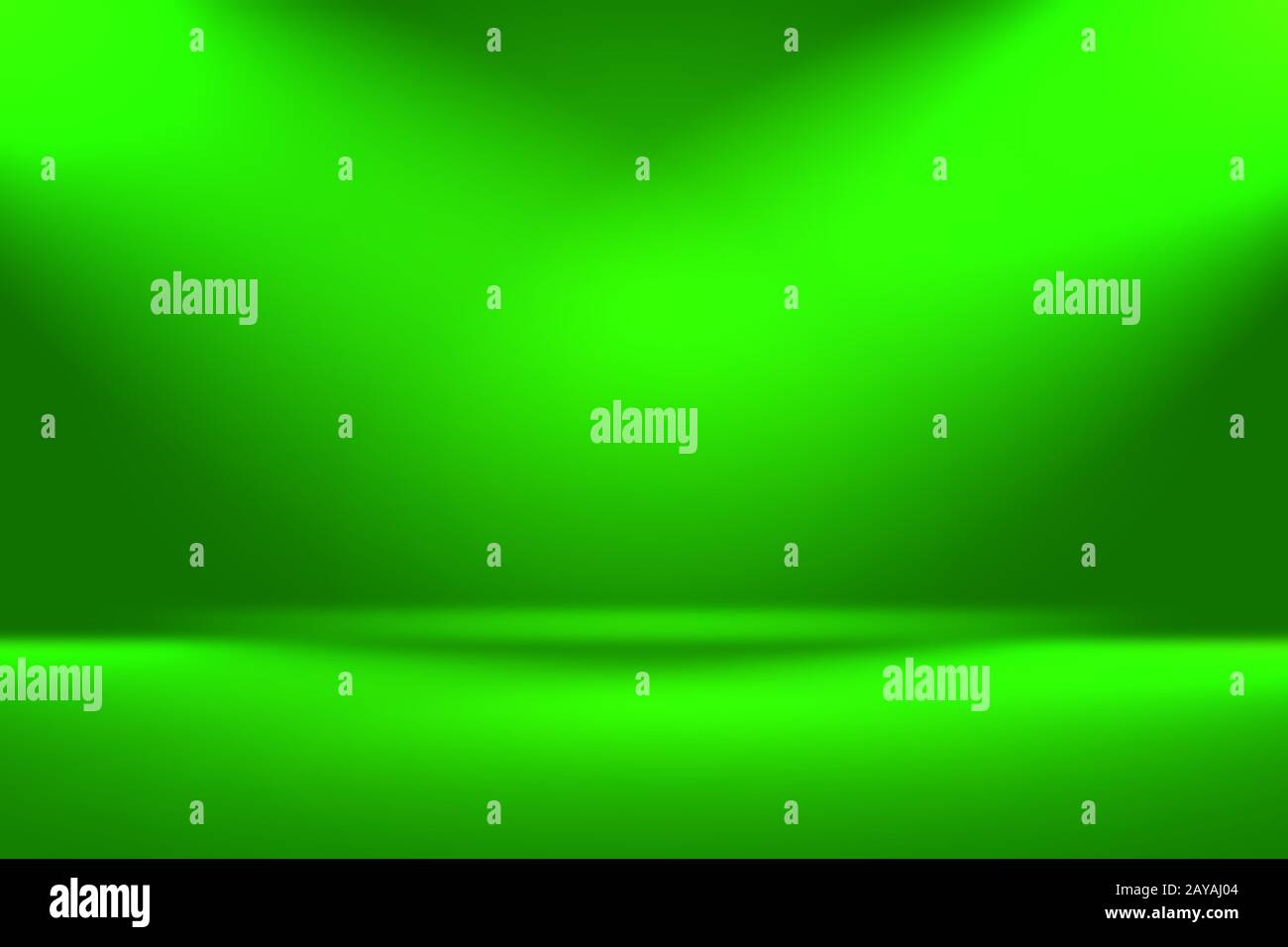 Abstract blur empty Green gradient Studio well use as background ...