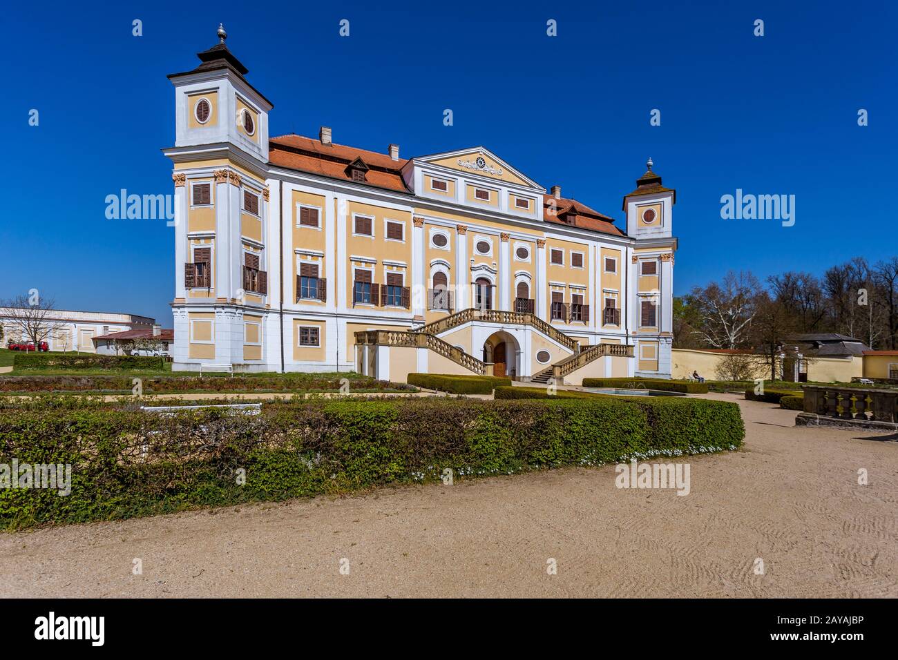 Significant Baroque castle architecture Stock Photo