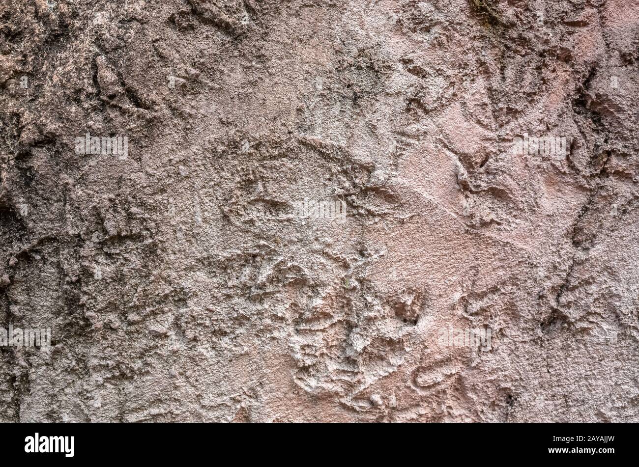 Stone Brown Rough rough stone wall in brown color Stock Photo - Alamy