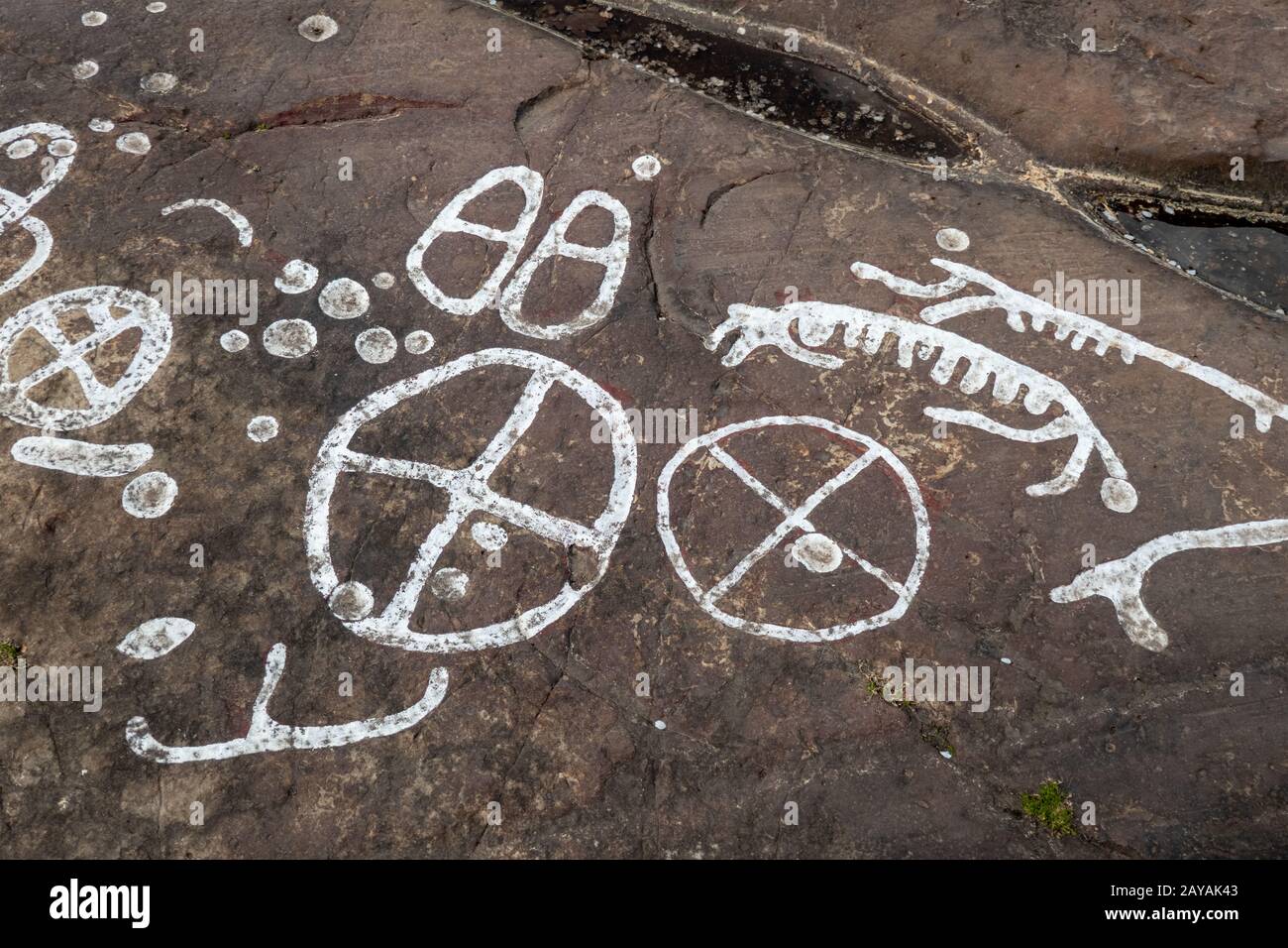Rock carvings Stock Photo Alamy