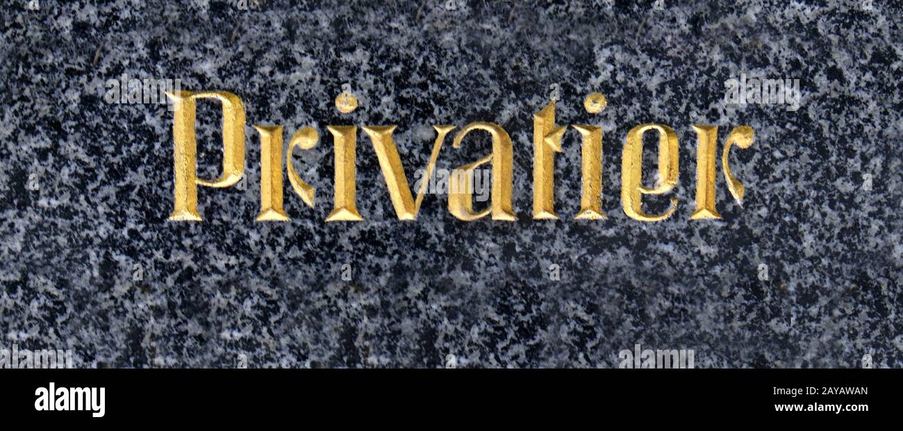 Independent gentleman, Privatier Stock Photo