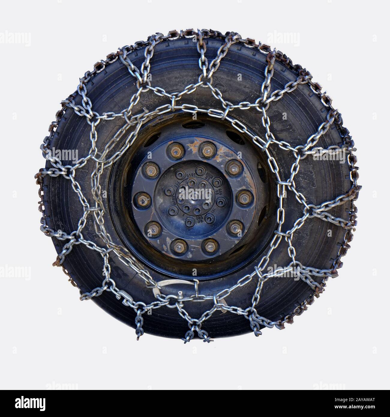 Snow chains Stock Photo