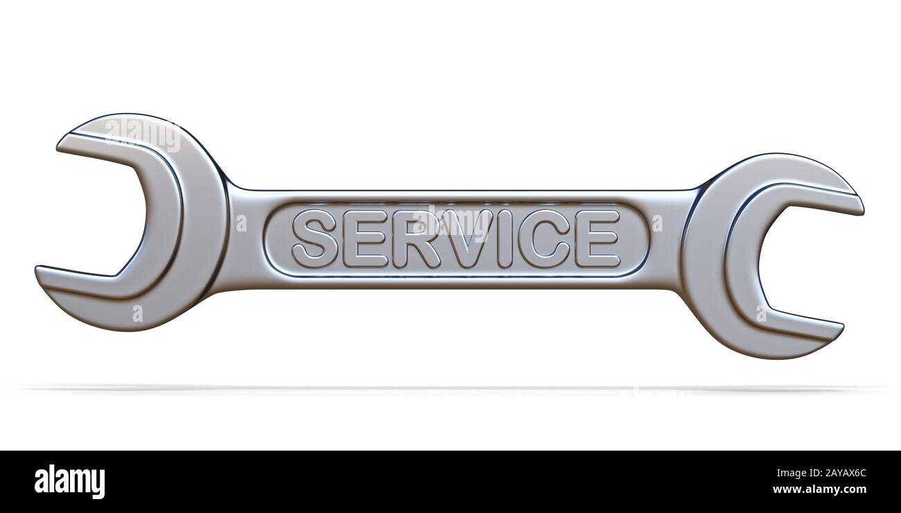 Service Tools Rench Service wrench tool 3D Stock Photo - Alamy