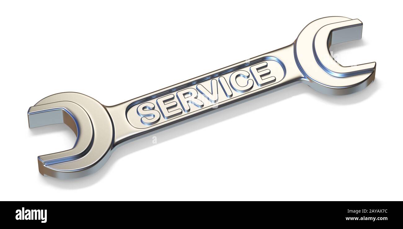 Service Tools Rench Service wrench tool 3D Stock Photo - Alamy