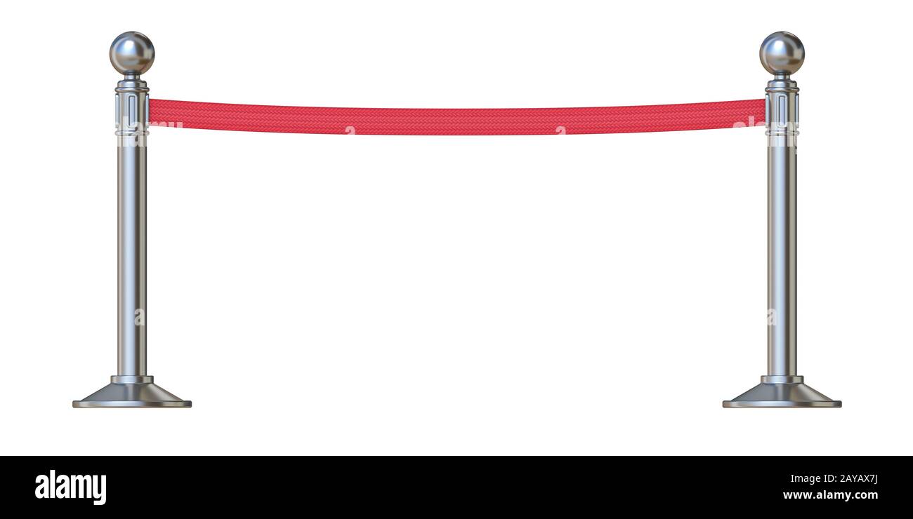 Red barrier tape 3D Stock Photo Alamy