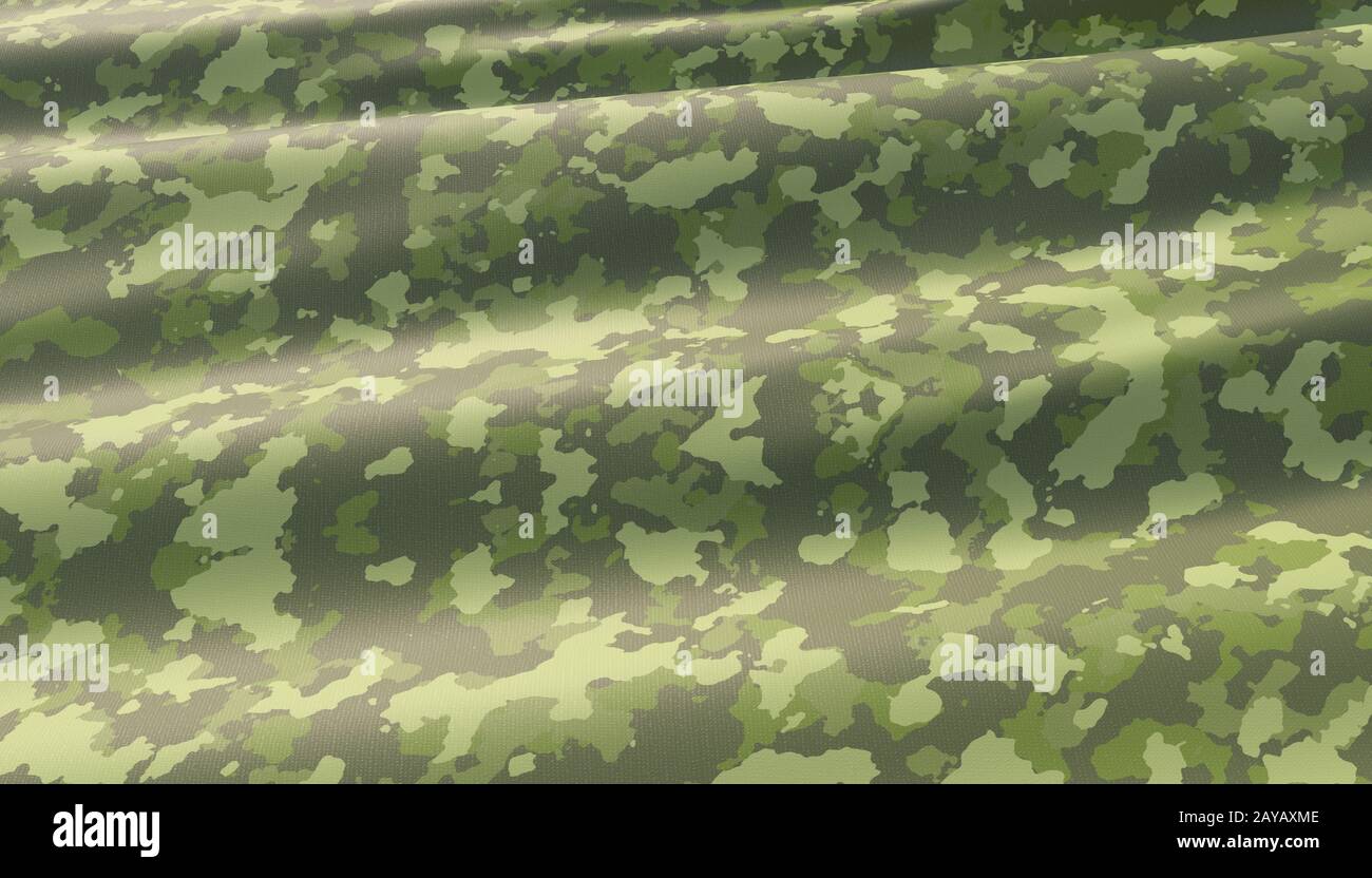 Military war background camouflage khaki pattern. 3D render Stock Photo -  Alamy, image size:1300x832