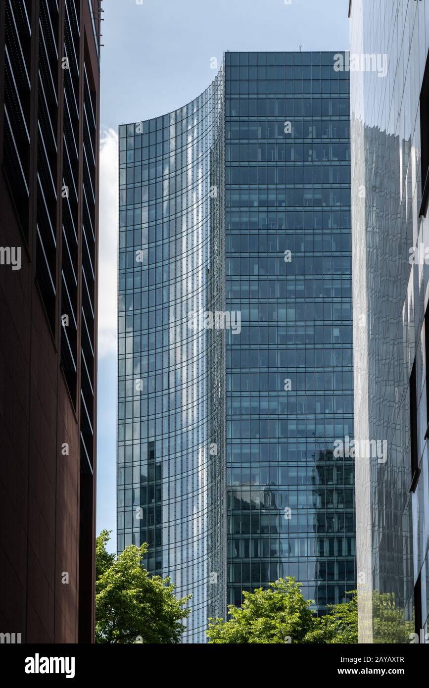 Skyscraper In The Frankfurt Banking District Stock Photo - Alamy