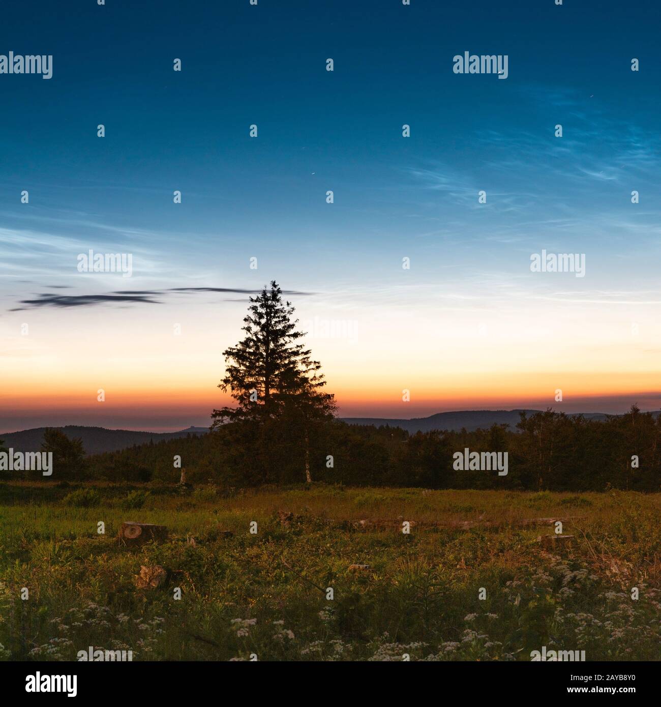 a german Beauty Rothaar Mountains Stock Photo - Alamy