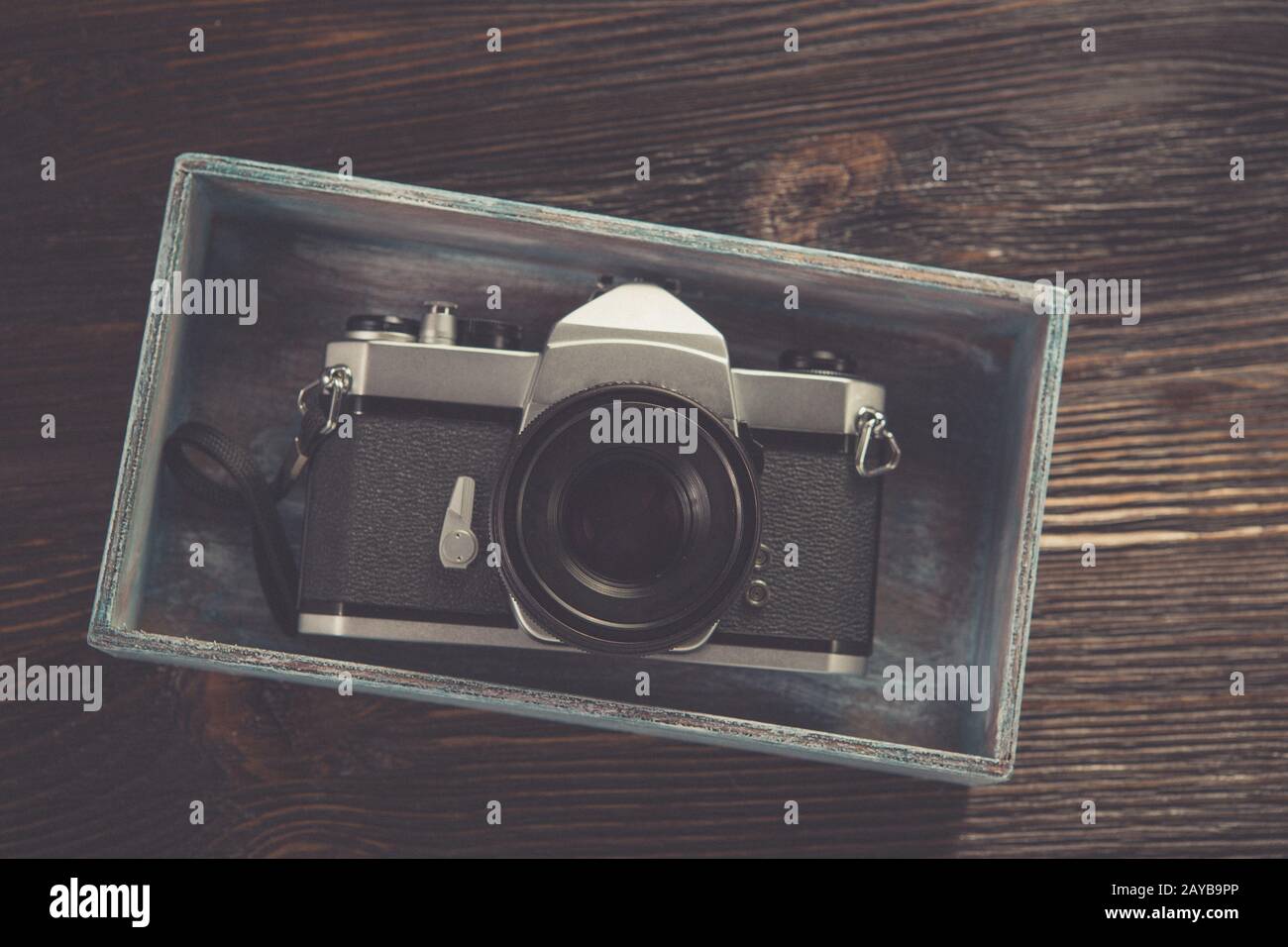 Exposure meter and retro camera Stock Photo Alamy
