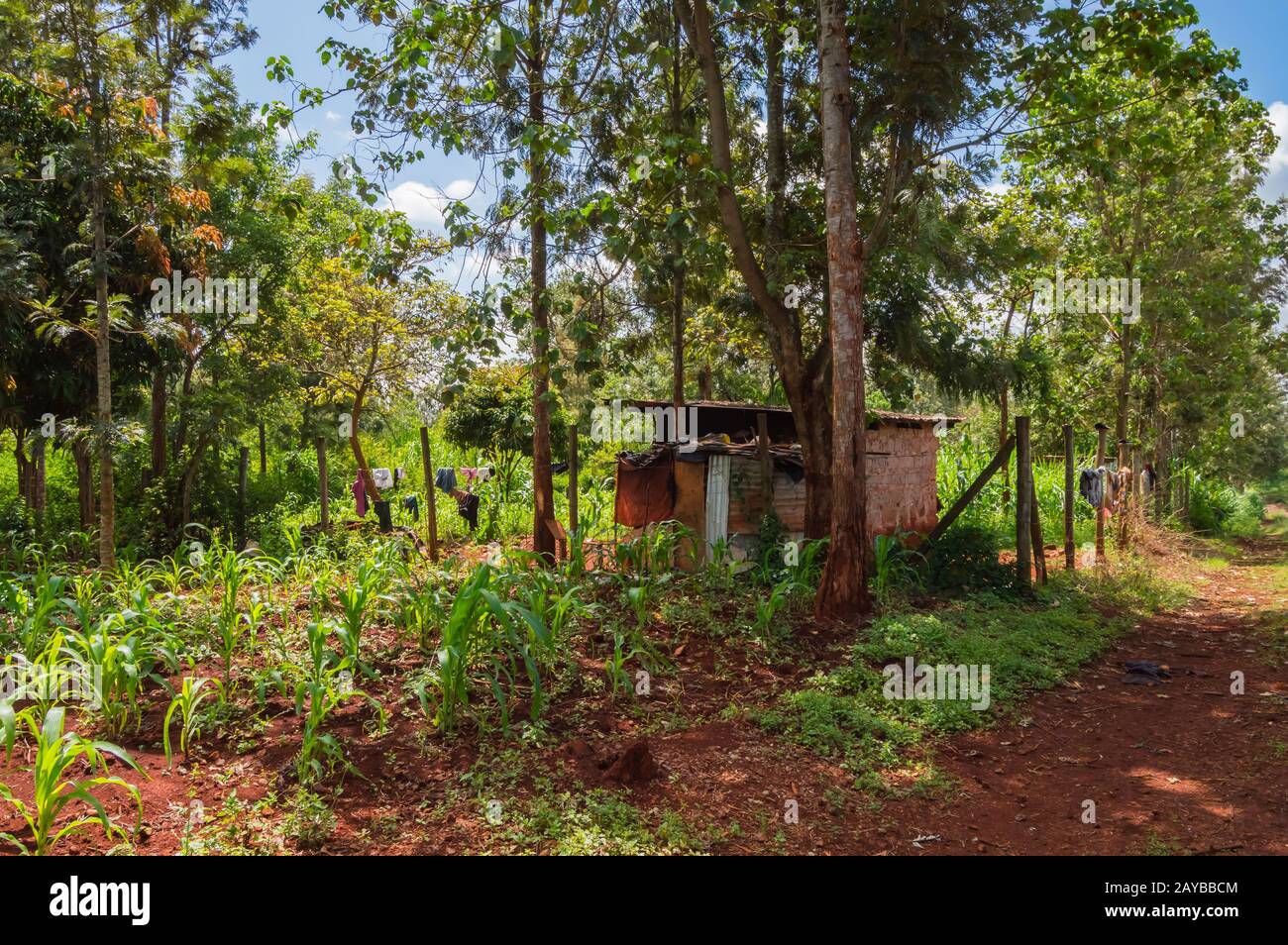 House in rural Kenya, Africa. A house in rural Kenya, Africa Stock ...
