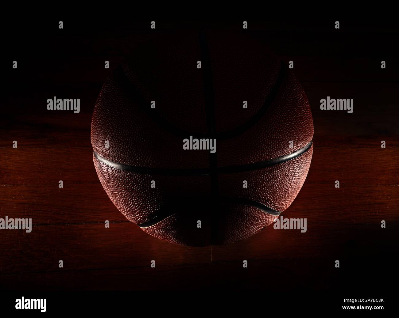 Basketball in the gym Stock Photo Alamy