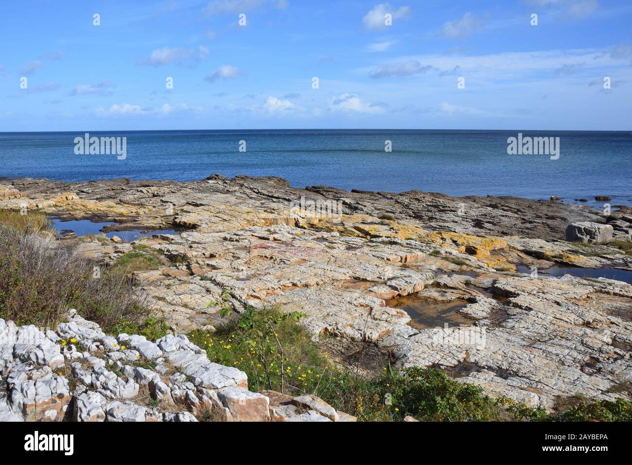 Skåne coast at the Baltic Sea in Sweden Stock Photo