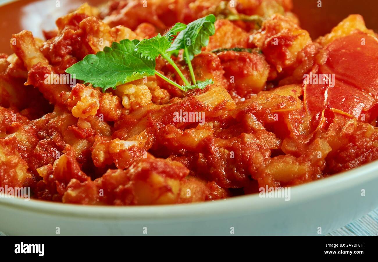 Cape Malay vegetarian curry Stock Photo Alamy