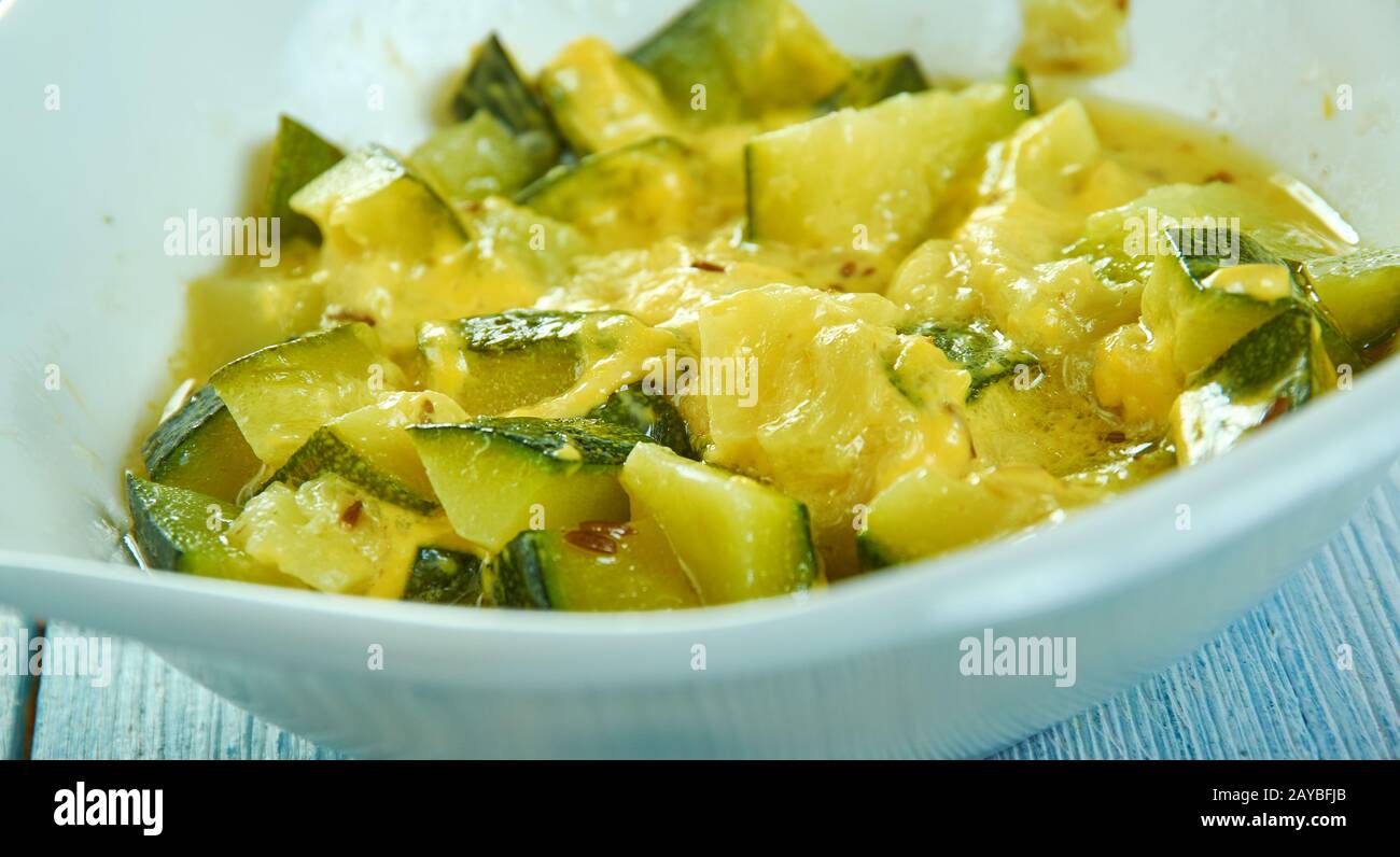 Sweet and Sour Zucchini Stock Photo Alamy