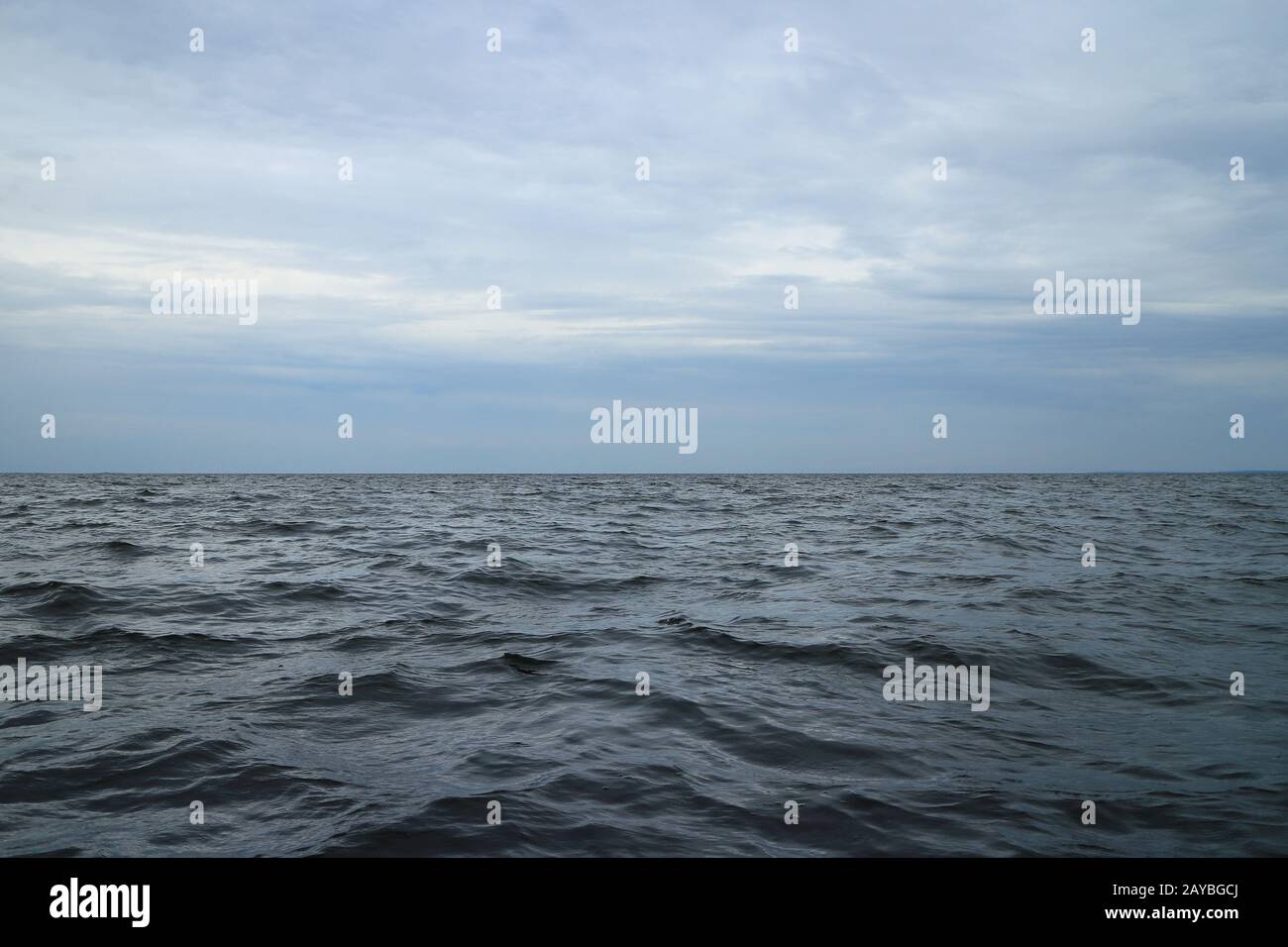 harsh seascape Stock Photo