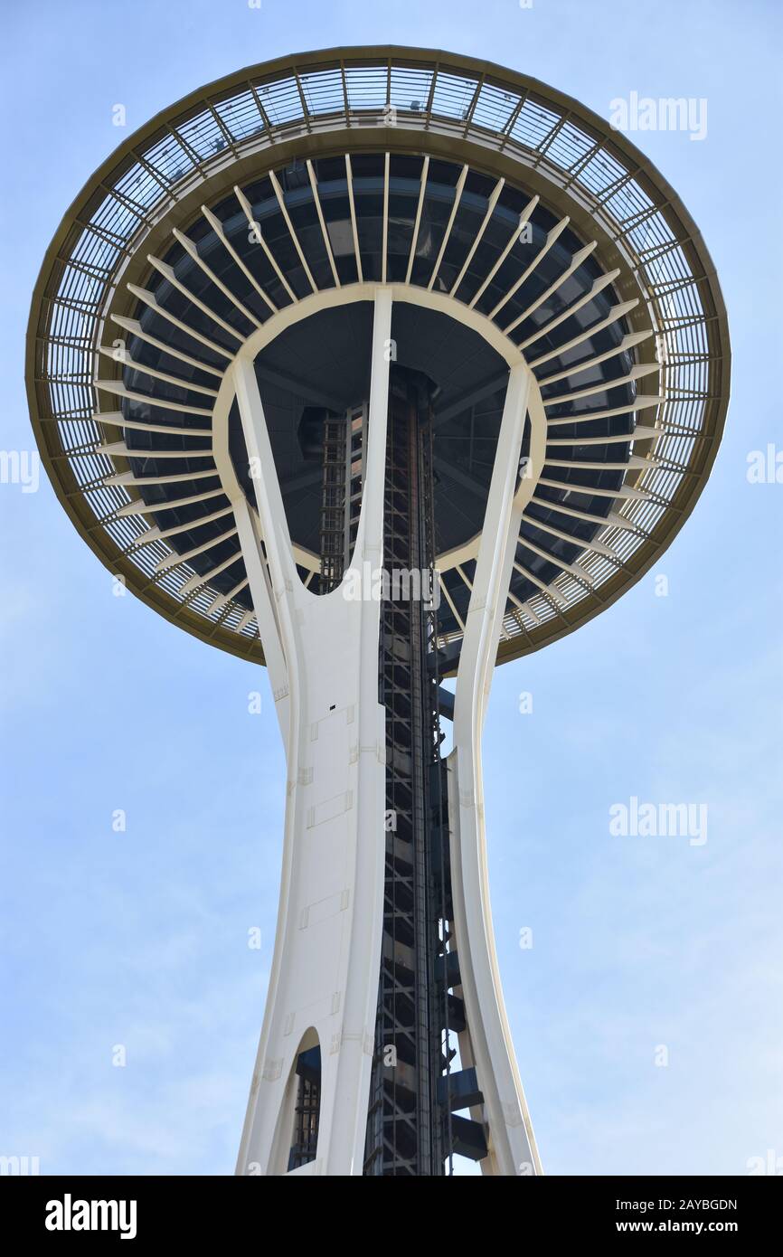 Space Needle in Seattle, Washington Stock Photo