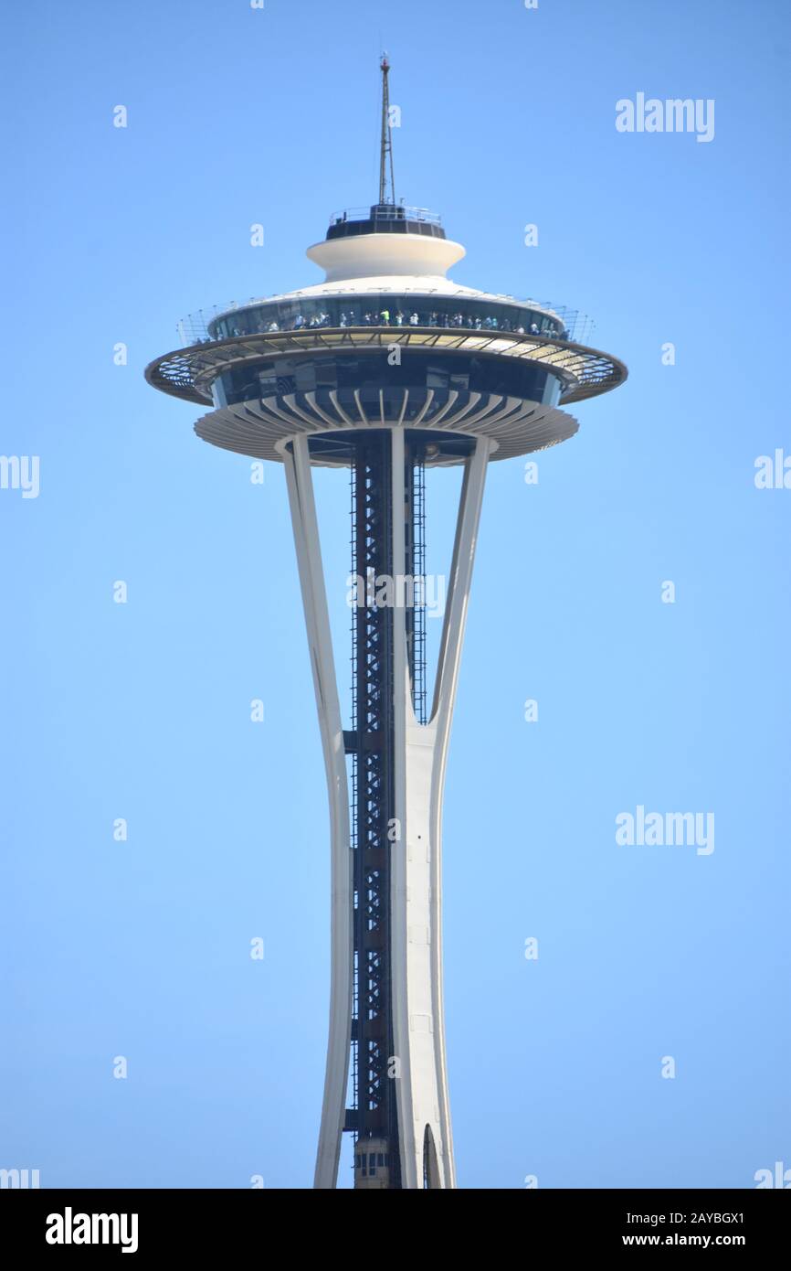 Space Needle in Seattle, Washington Stock Photo