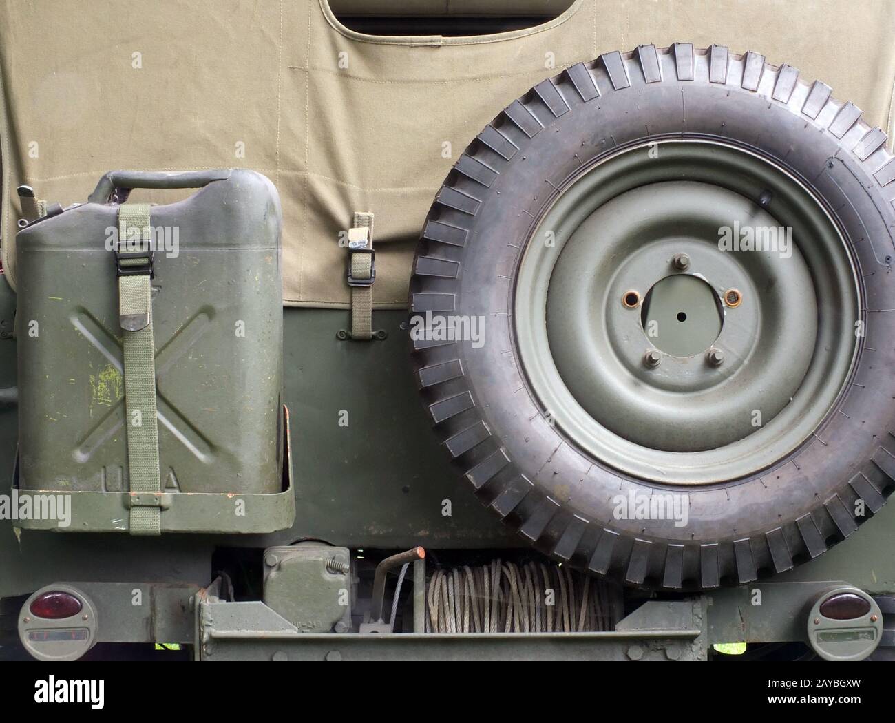 Jeep rear retro hi-res stock photography and images - Alamy