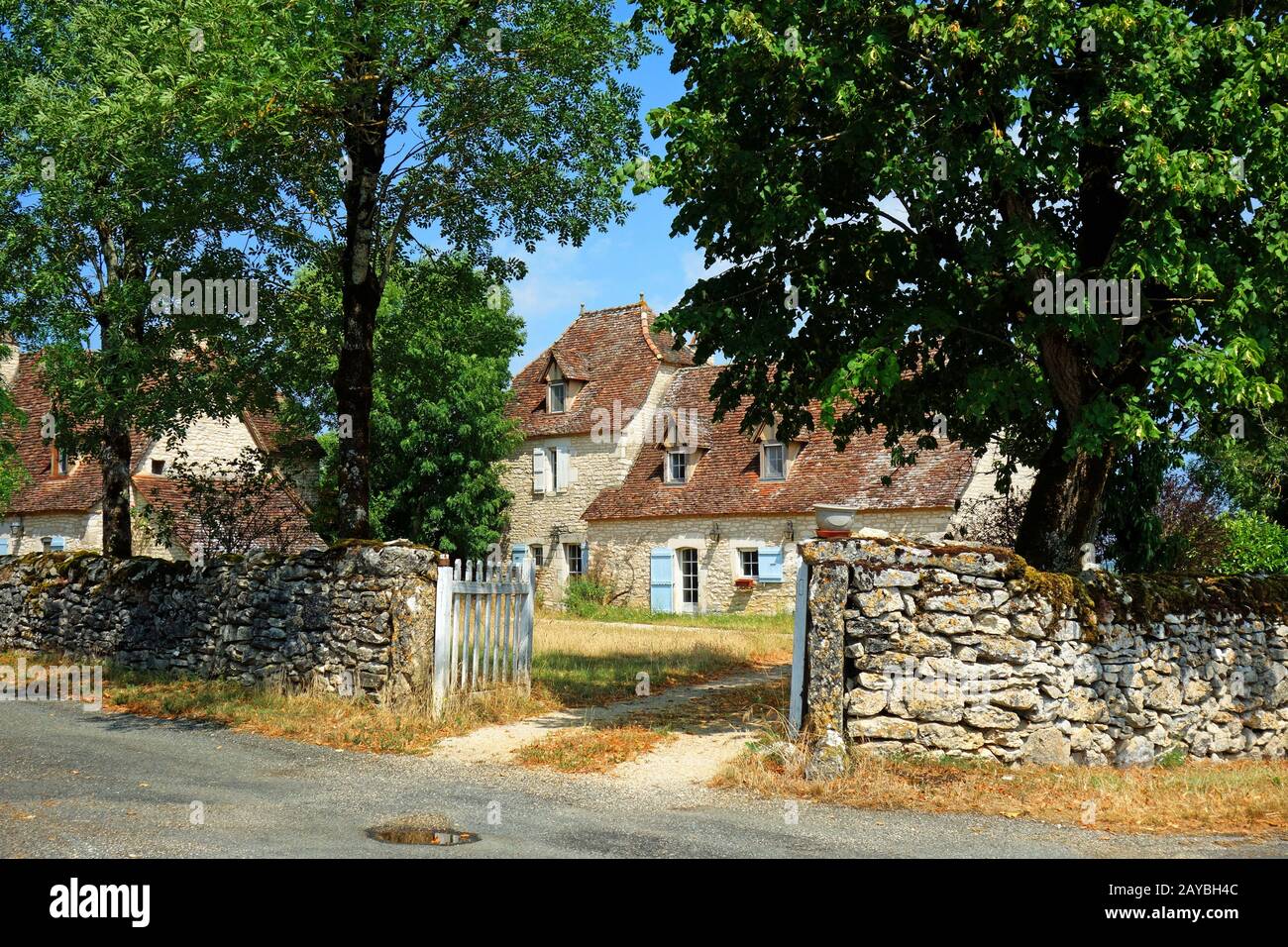 country house in france Stock Photo