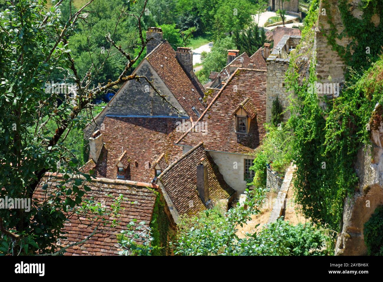 Rocamadour in France Stock Photo