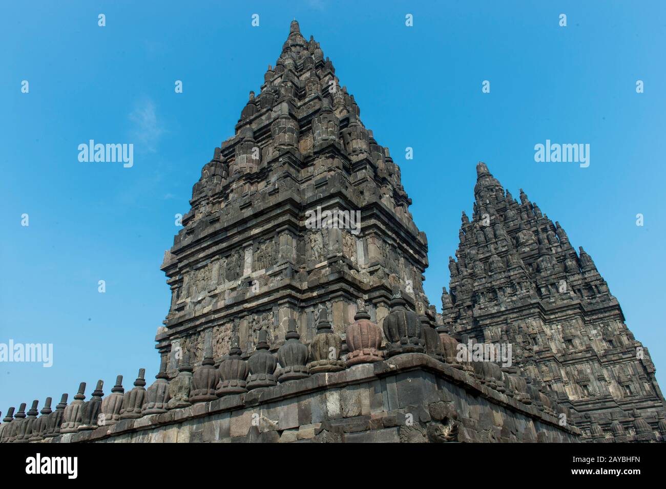 The Prambanan temple complex, a 9th-century Hindu temple, (UNESCO World ...